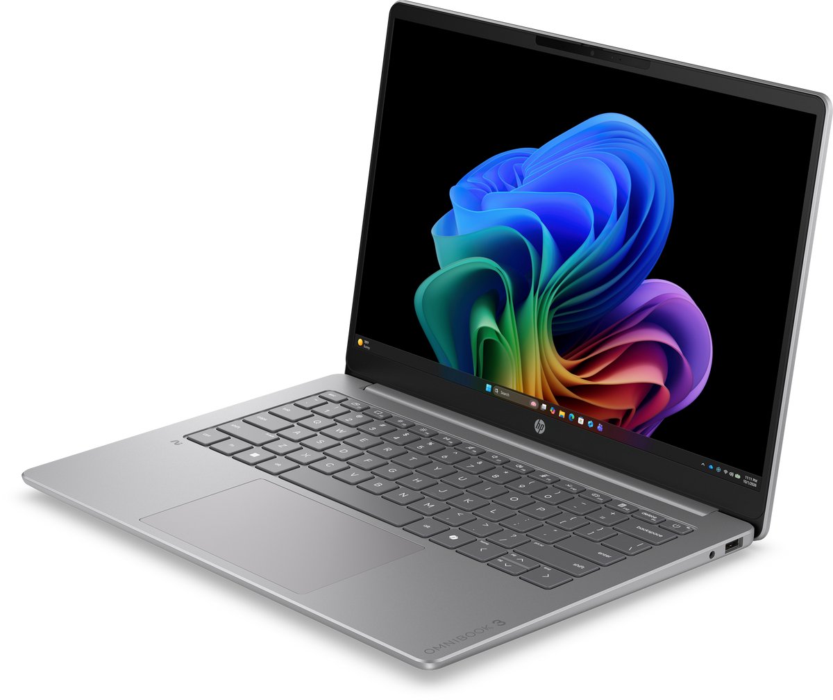 HP OmniBook 3 14-hz0710ndx - Copilot+ Laptop - 14 inch - 8GB/512GB - 2K OLED thumbnail 6