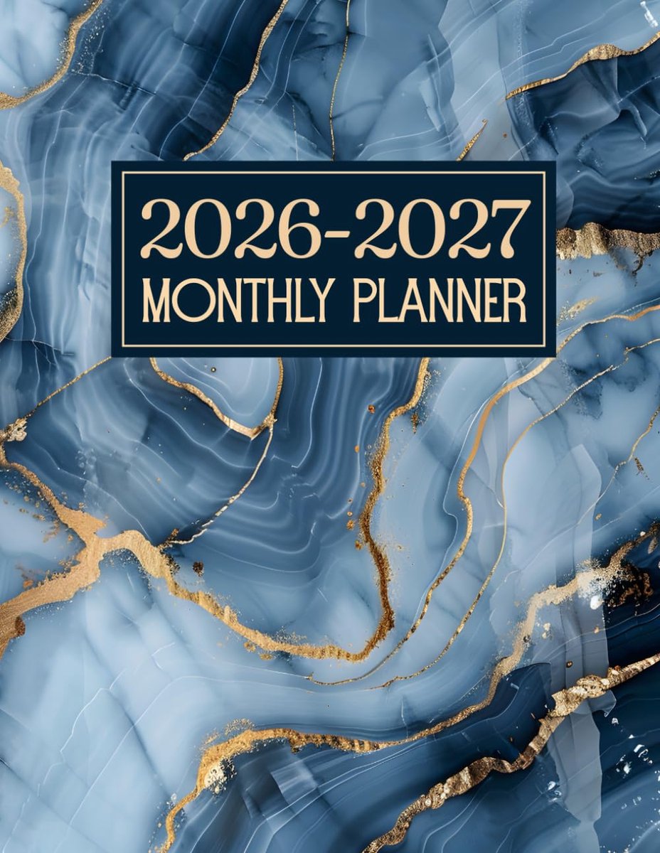 Maandplanner 2026-2027 - 2 Jaar van jan 2026 tot dec 2027 - Handig formaat - Perfect voor organisatie - ShopVlot
