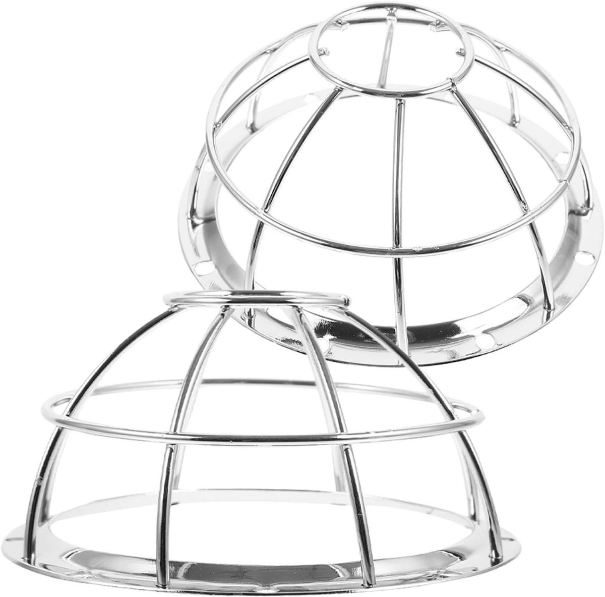 Detector Beschermhoes - Veiligheidsnet Rookmelder - Brandveiligheid Verbeteren - Roestvrij Staal Constructie - 13.2 cm - Zilver