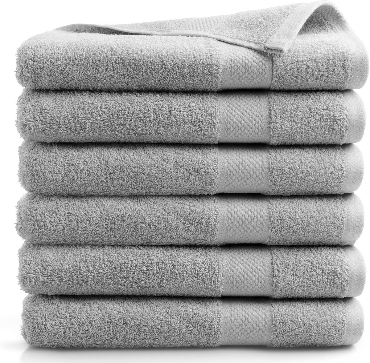 Handdoeken groot 70 x 140 cm - Fluffy badhanddoeken - 100% katoen - Ideaal voor badkamer en douche - SnelShoppen