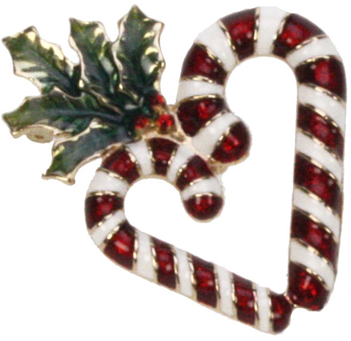 Broche Zuurstok hart 5x1x5,5cm