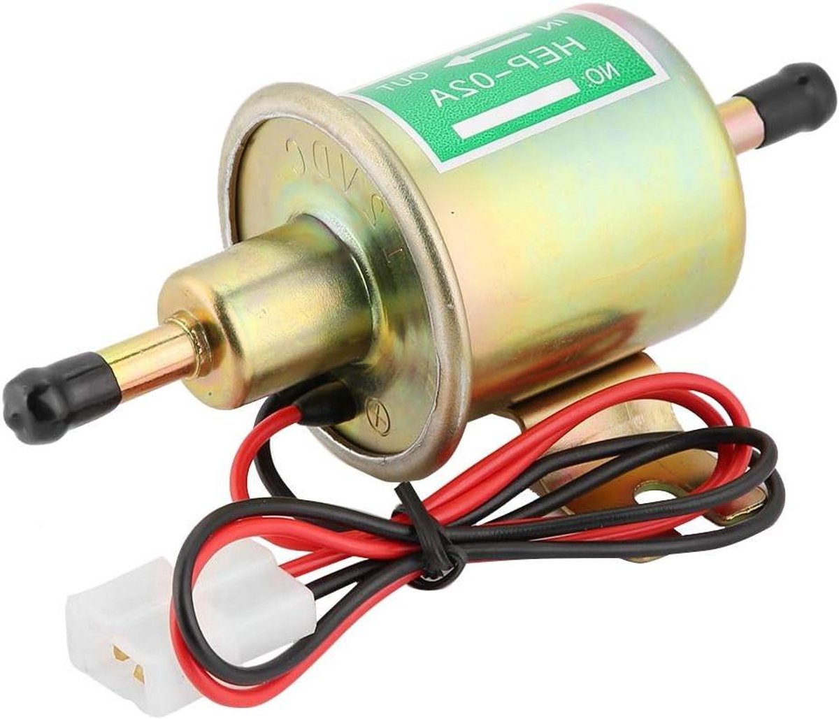 Elektrische Brandstofpomp - Brandstofpomp Kit - Motoronderhoud - Stabiele Olie Toevoer - 70L/Uur - Aluminium