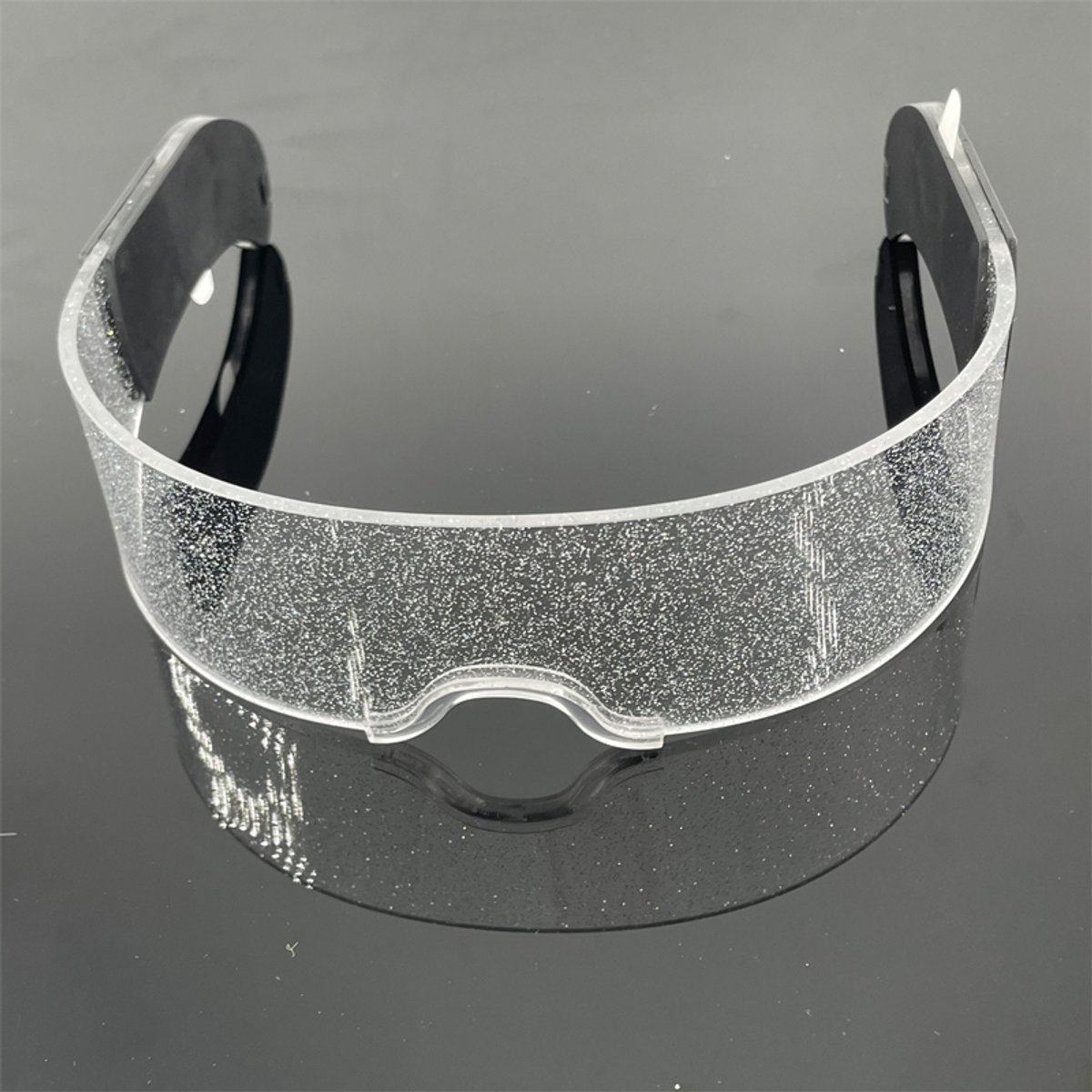 Doppler LED Partybril – Lichtgevende Festivalbril – Meerkleurig – Cyberpunk Bril voor Festival, Rave, Carnaval & Feest