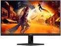 24-inch AOC gaming monitor met een game-afbeelding met krijgers in een fantasiewereld.