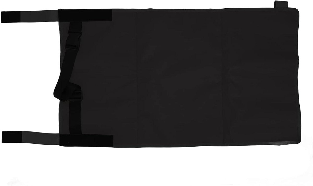 Vliegtuigstoelverlenger Peuters - Kindervliegtuigbed Voetensteun - Comfortabel Reizen - Opvouwbaar Ontwerp - 305x173 inch - Zwart