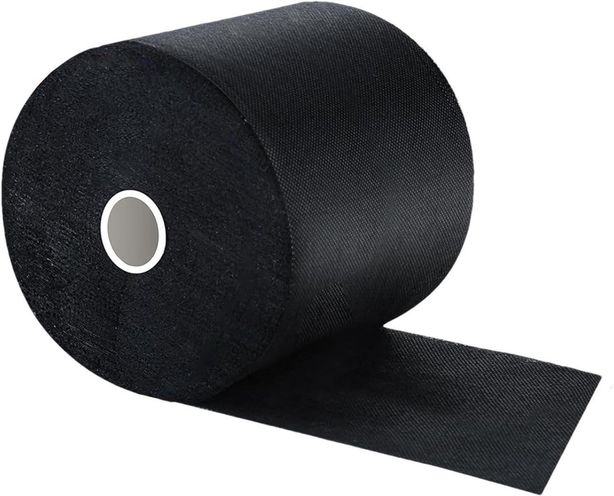 Boombescherming Tape - Winterwikkel Stam - Bomen Beschermen - Ademende Vliesstof - 10 cm x 80 meter - Zwart