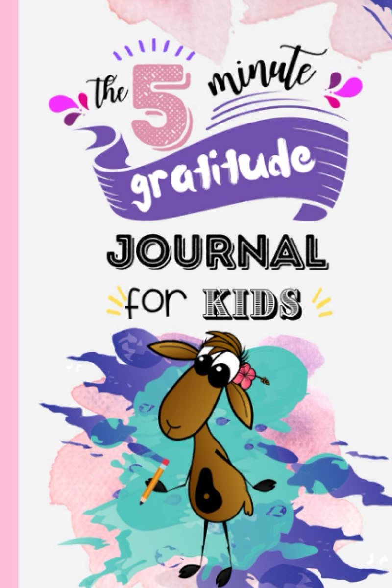 SnelShoppen - 5 Minuten Dankbaarheidsdagboek voor Kinderen - Roze Editie - Kindvriendelijk, Inspirerend, Ontwikkeling, Creatief, Persoonlijke Groei, C