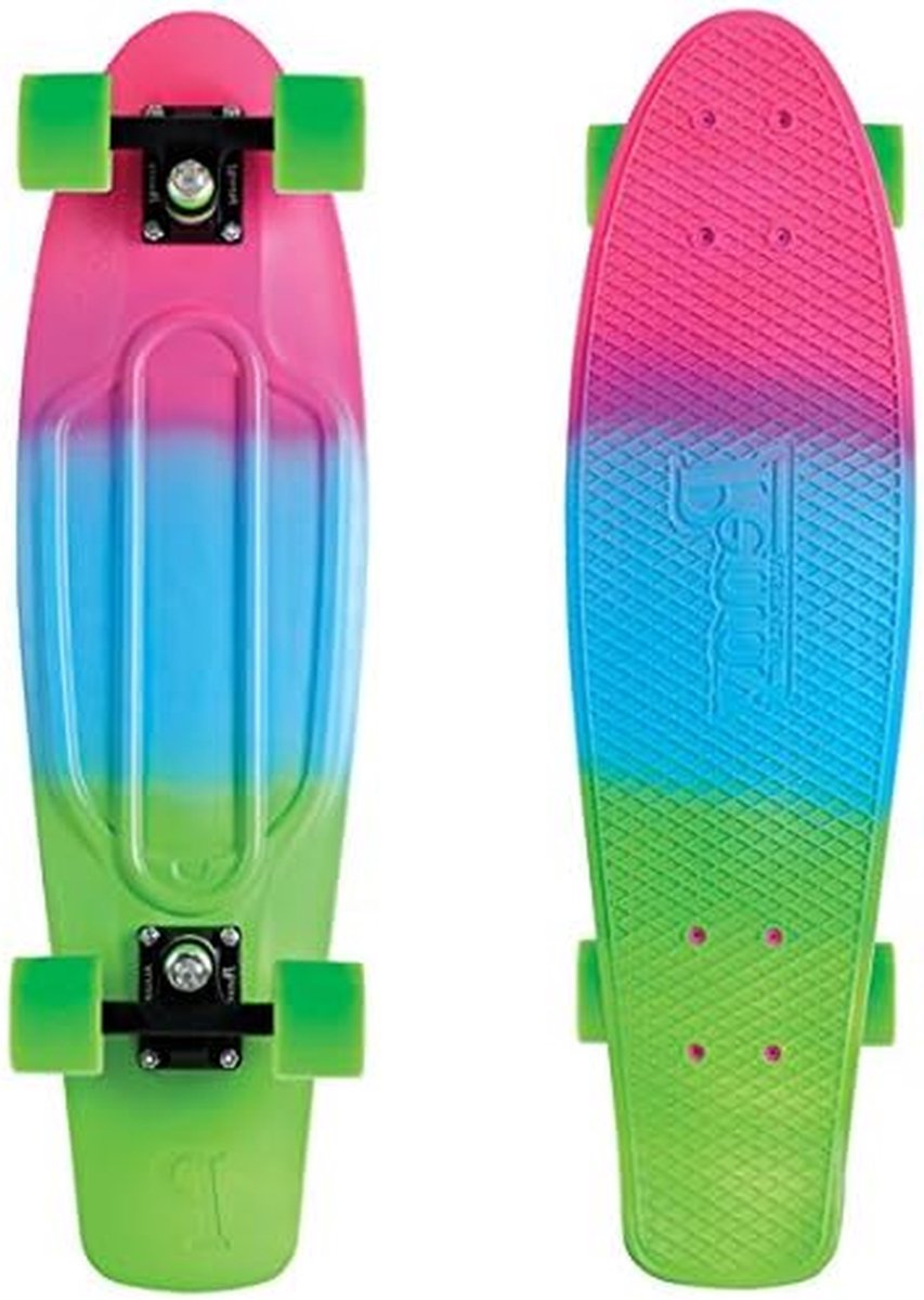 Penny Board - Skateboard - Stap de straat op - Compact formaat - 27 inch - Fluoro Blauw