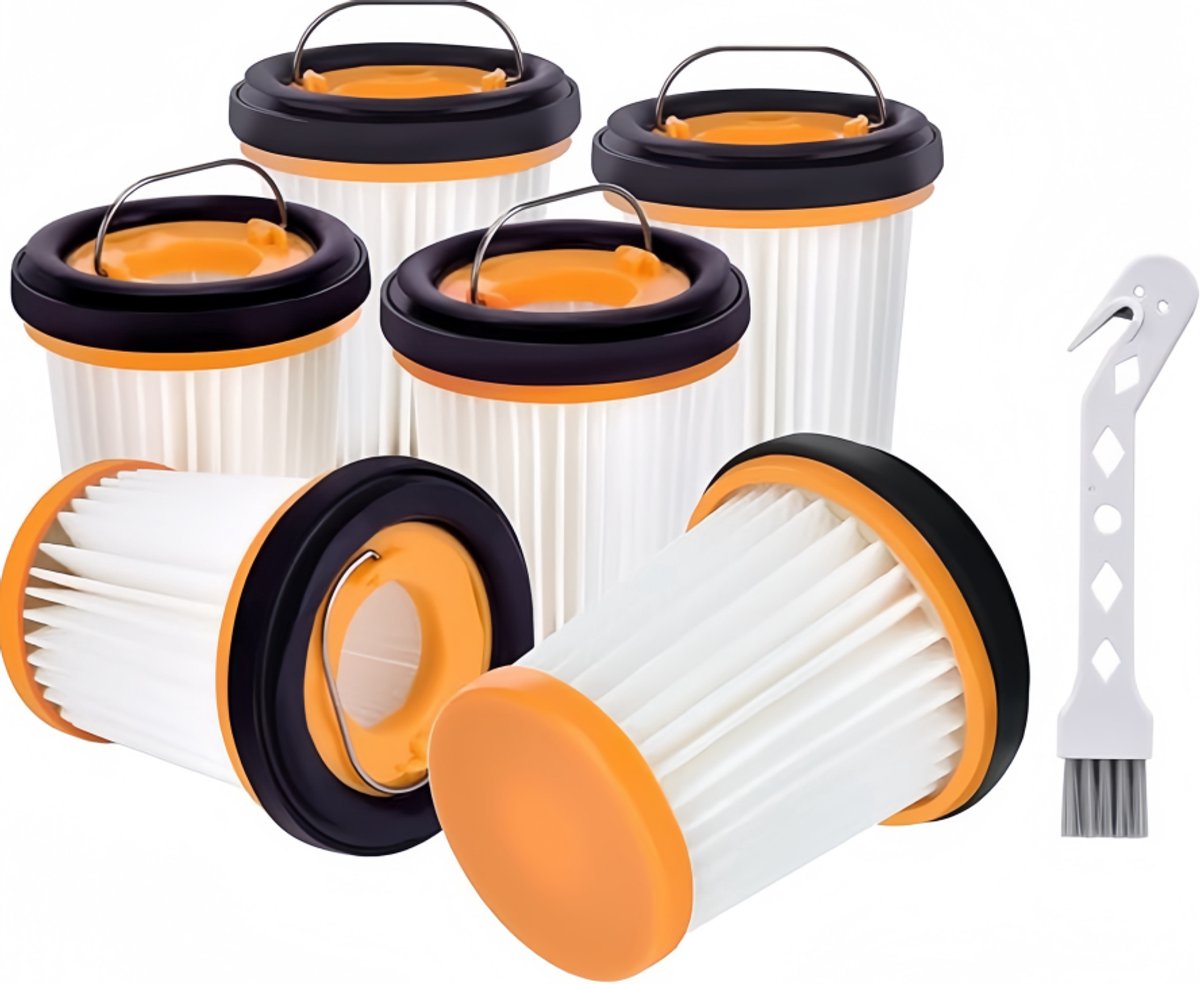 6 stuks Filter Replacement voor Shark ION W1 S87 draadloze handstofzuiger WV200, WV201, WV205, WV220, WV221, WV250, WV251, UV200CCO-Filters