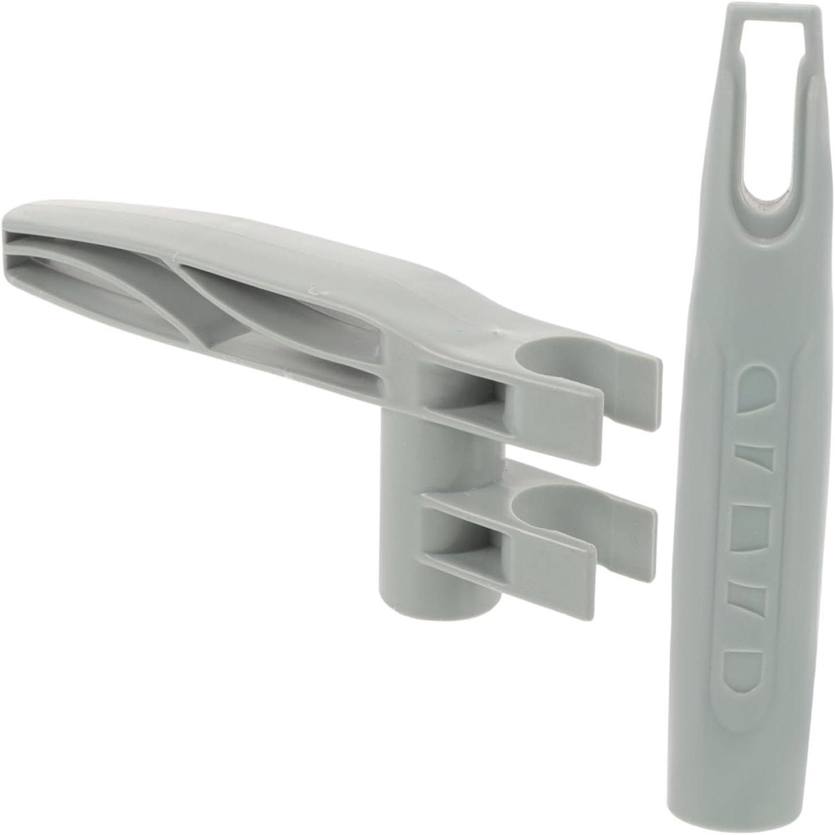 Vervangende Bezemsteel - Steel voor Stoffer - Huishoudelijk Schoonmaken - Eenvoudig te Installeren - 12.8 cm Lengte - Grijs
