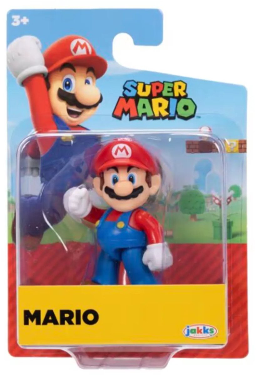 Super Mario mini figuur 6 cm - Videogame Merchandise - Verzamelfiguur