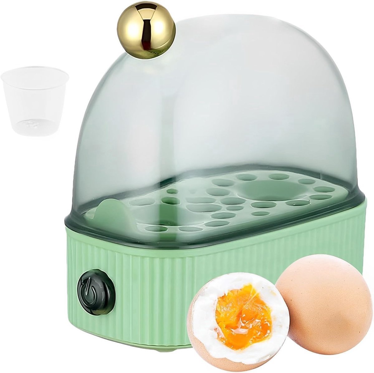 ECTEATOY® Eierkoker - Elektrische Eierkoker - eierwekker - eierkoker 2 eieren - draagbaar - automatische Uitschakeling