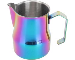 Melkkannetje - Melkopschuimkannetje - Thuisgebruik - Kan schuim maken - 450 ml - Colorful