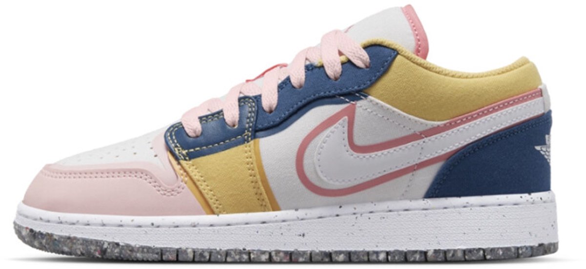 Jordan 1 Low ‘Multi Canvas’ Wit