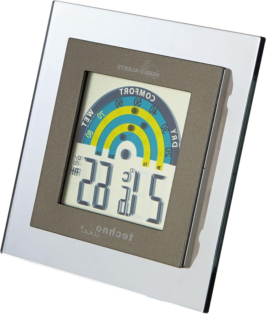 Extra Sensor - Klimaatstation Binnen - Schimmel Voorkomen - Luchtvochtigheid Monitoren - 1 x 2 x 1 cm - Grijs