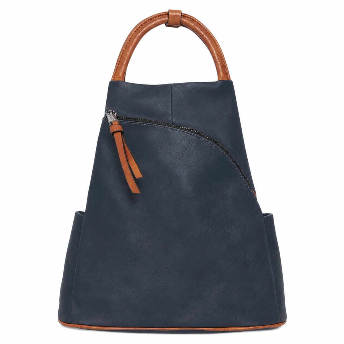 THL Design - Dames Rugzak - Kleine Rugtas - Anti Diefstal - Donkerblauw