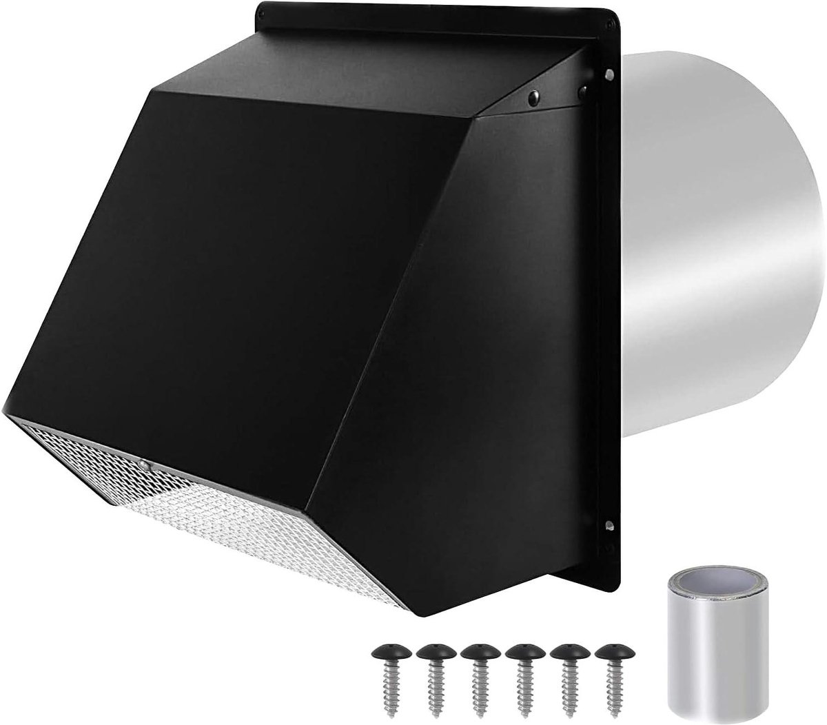 Droger Ventiel Buiten - Droger Uitlaatklep - Ventilatie Verbeteren - Weerbestendige Constructie - 8 inch - Meerdere kleuren