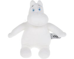 Moomin - Knuffel Moomintroll - 18 cm - Zachte Pluche Knuffel voor Baby's en Kinderen - 100% Polyester