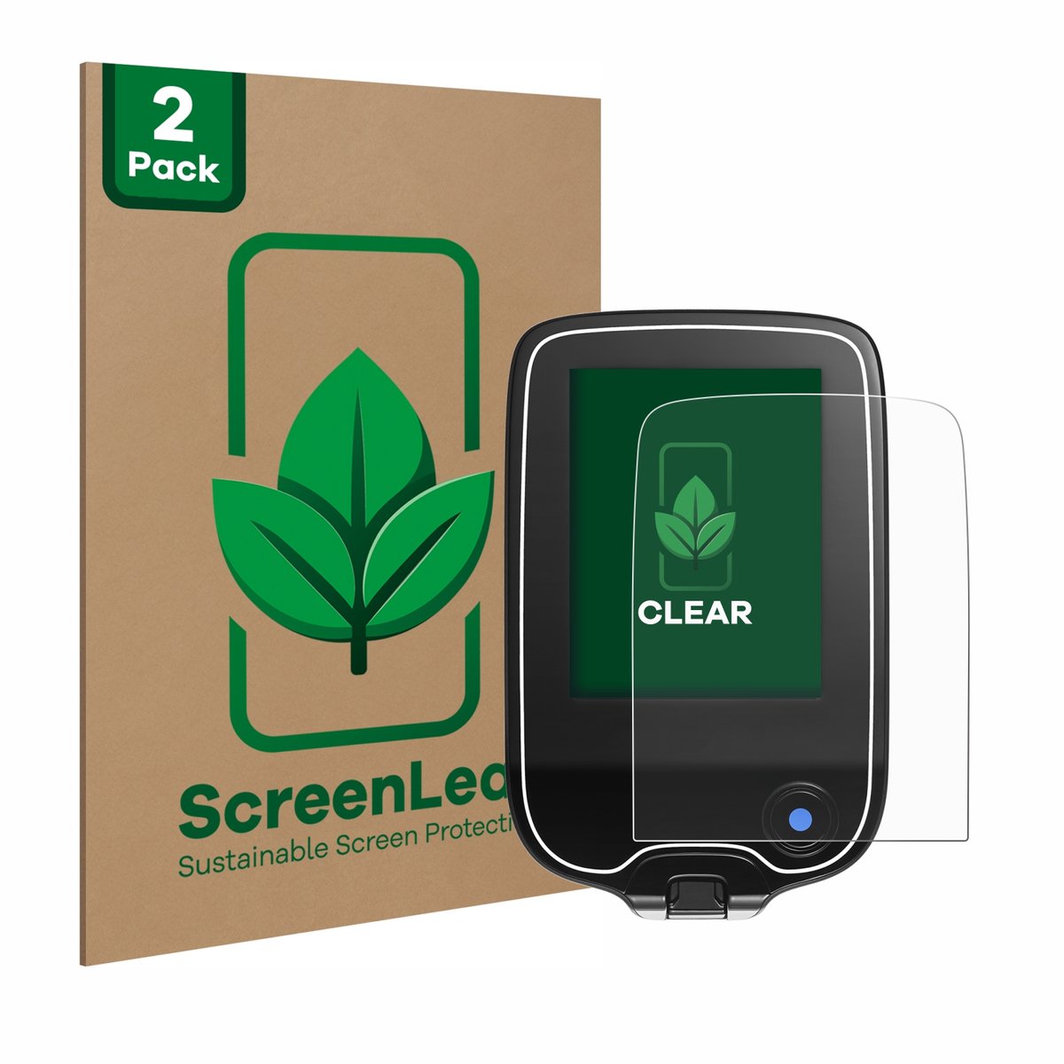 2 Stuks Screenprotector voor Freestyle Libre / 2/ 3 - Hoogwaardige Beschermfolie transparant