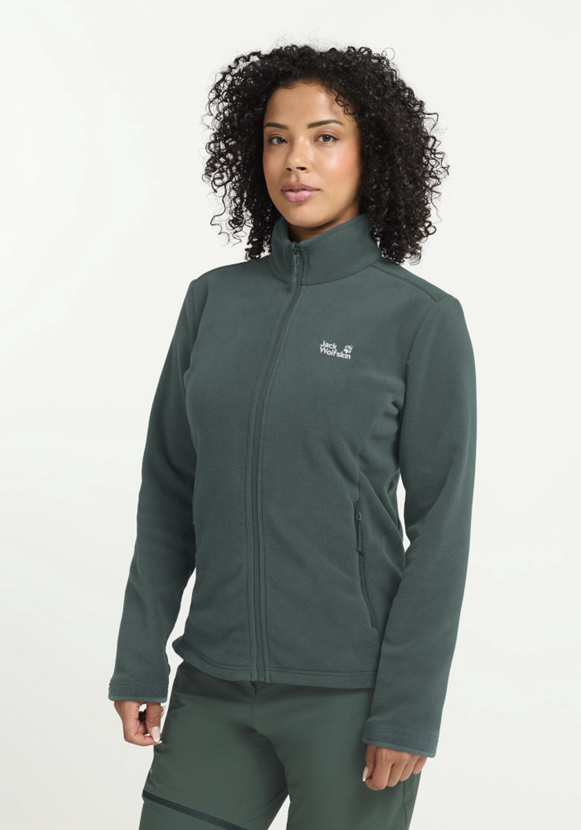 Jack Wolfskin TAUNUS 200 FZ W Dames Outdoorvest - sago palm