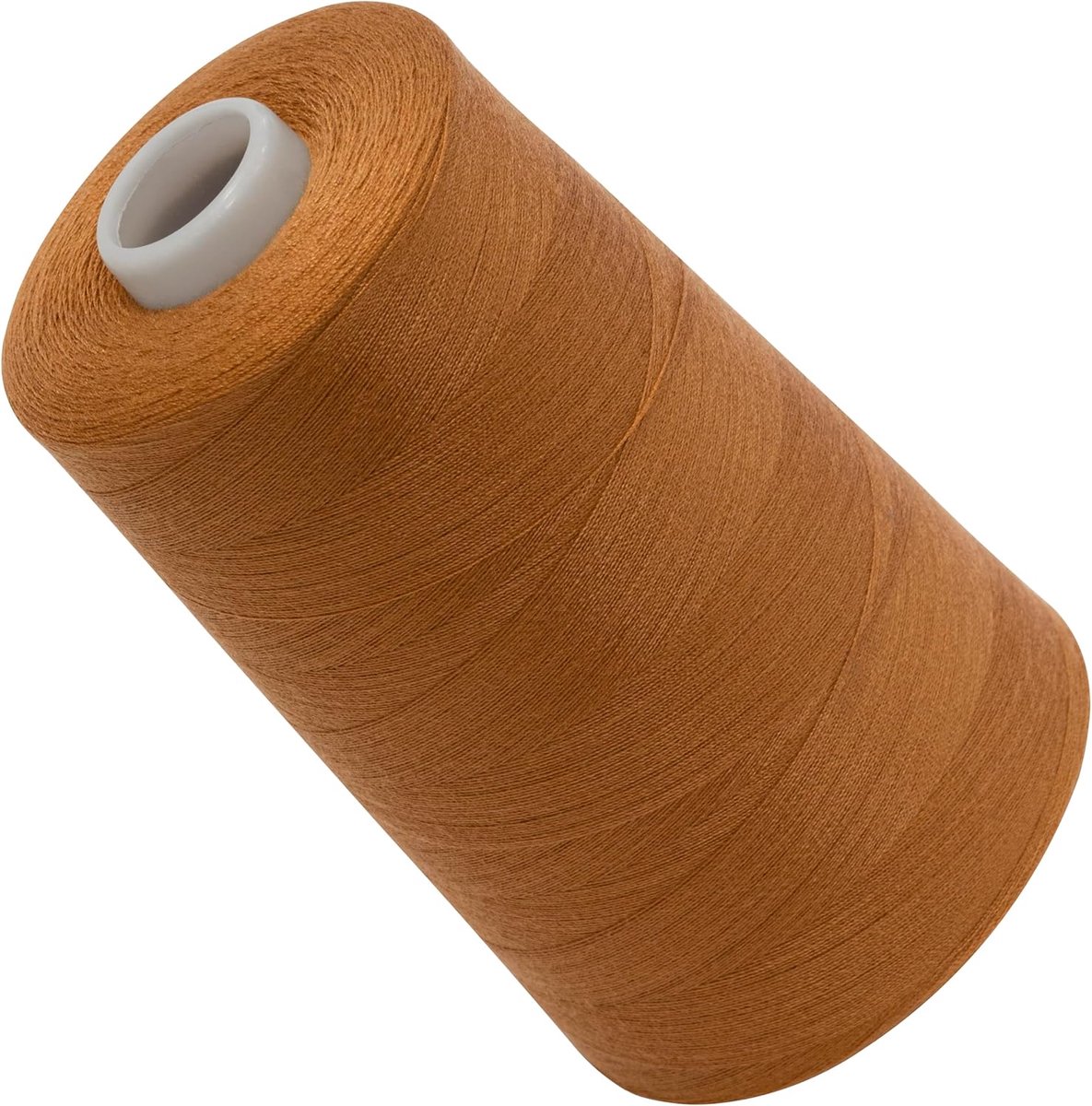 - C72813 - naaigarenkegel 120 (40/2) 4000 m - van polyester - confectie, fournituren, garen, koord, touw, naaien, kleding, draad - kleur bruin - licht - koper