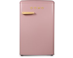 DOMO DO91776R Retro Vriezer Tafelmodel - Vrijstaande Diepvriezer - 80L - Energielabel C - Roze