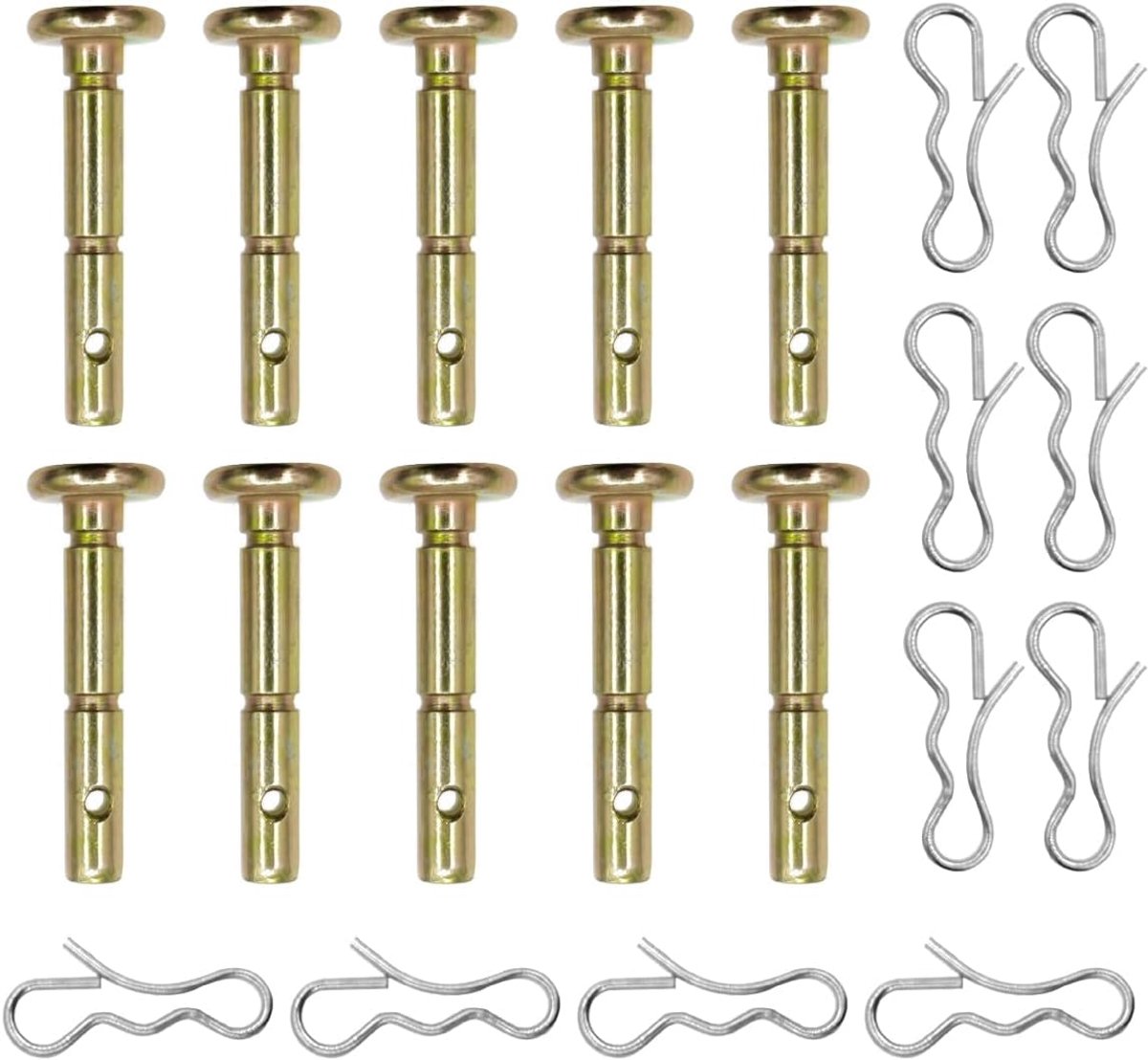 10 set breekbouten en splitpen voor MTD 738-04124A en 714-04040 voor gazon- en tuingereedschap