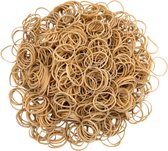 1 kg - Elastiek - naturel - diameter 40mm - breedte 1,5mm - in zak - ca 3300 stuks