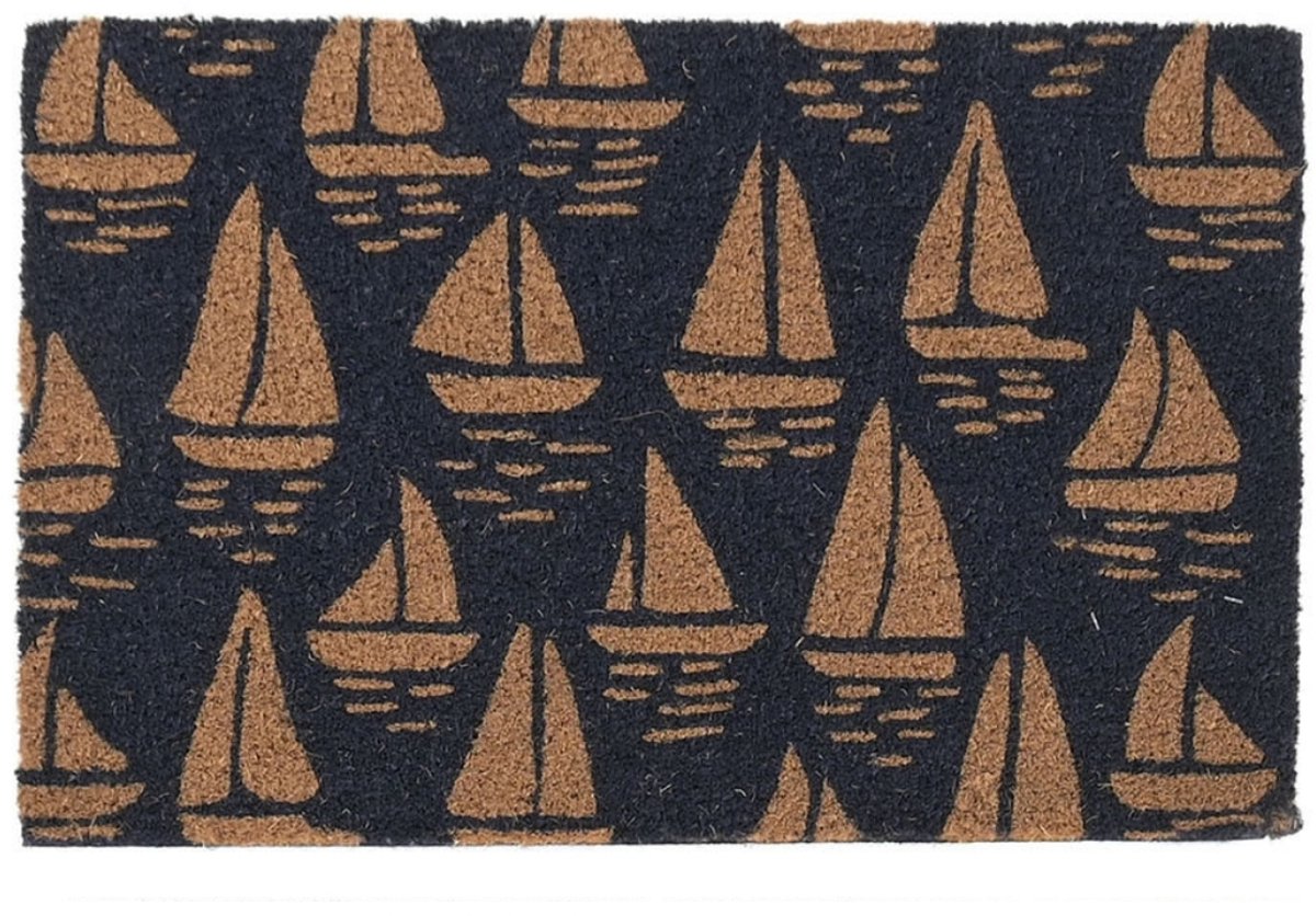 Zeilbootjes deurmat - Item Int.