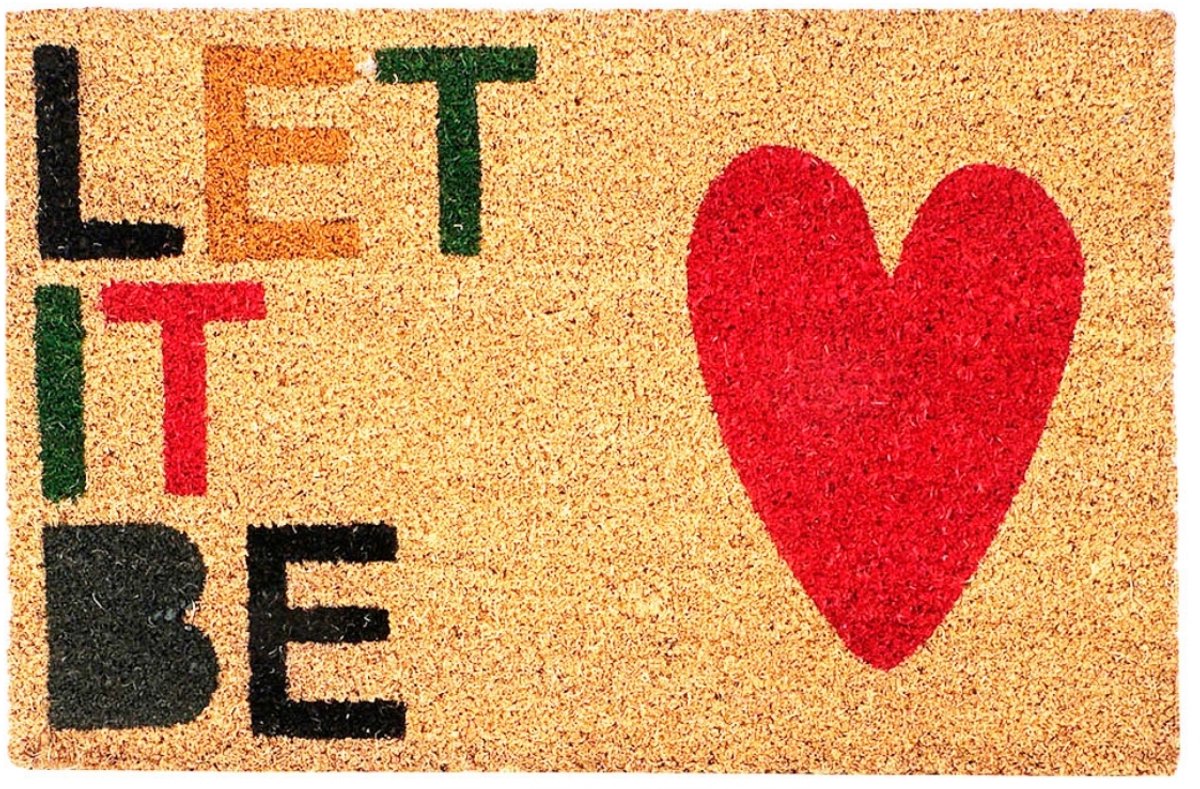Love bruin deurmat - Item Int.