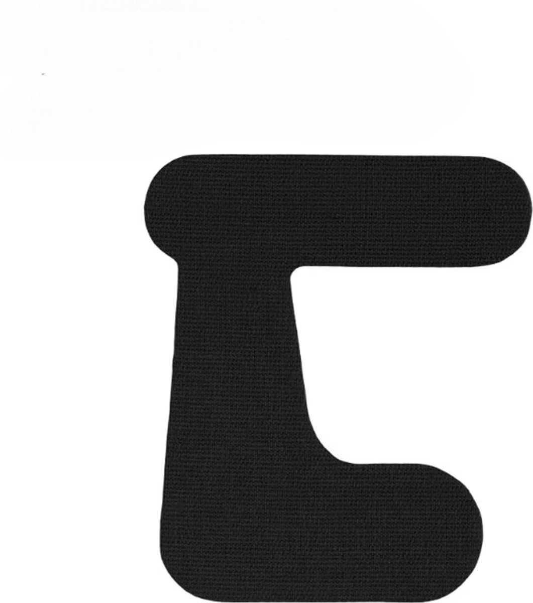 10 Stuks Duim Ondersteuning Tape – Voorgesneden Zelfklevende Kinesiologie Tape voor Duim en Vinger, Sporttape, Vingerbandage en Blessure Ondersteuning voor Sport en Dagelijks Gebruik - Zwart-rechts