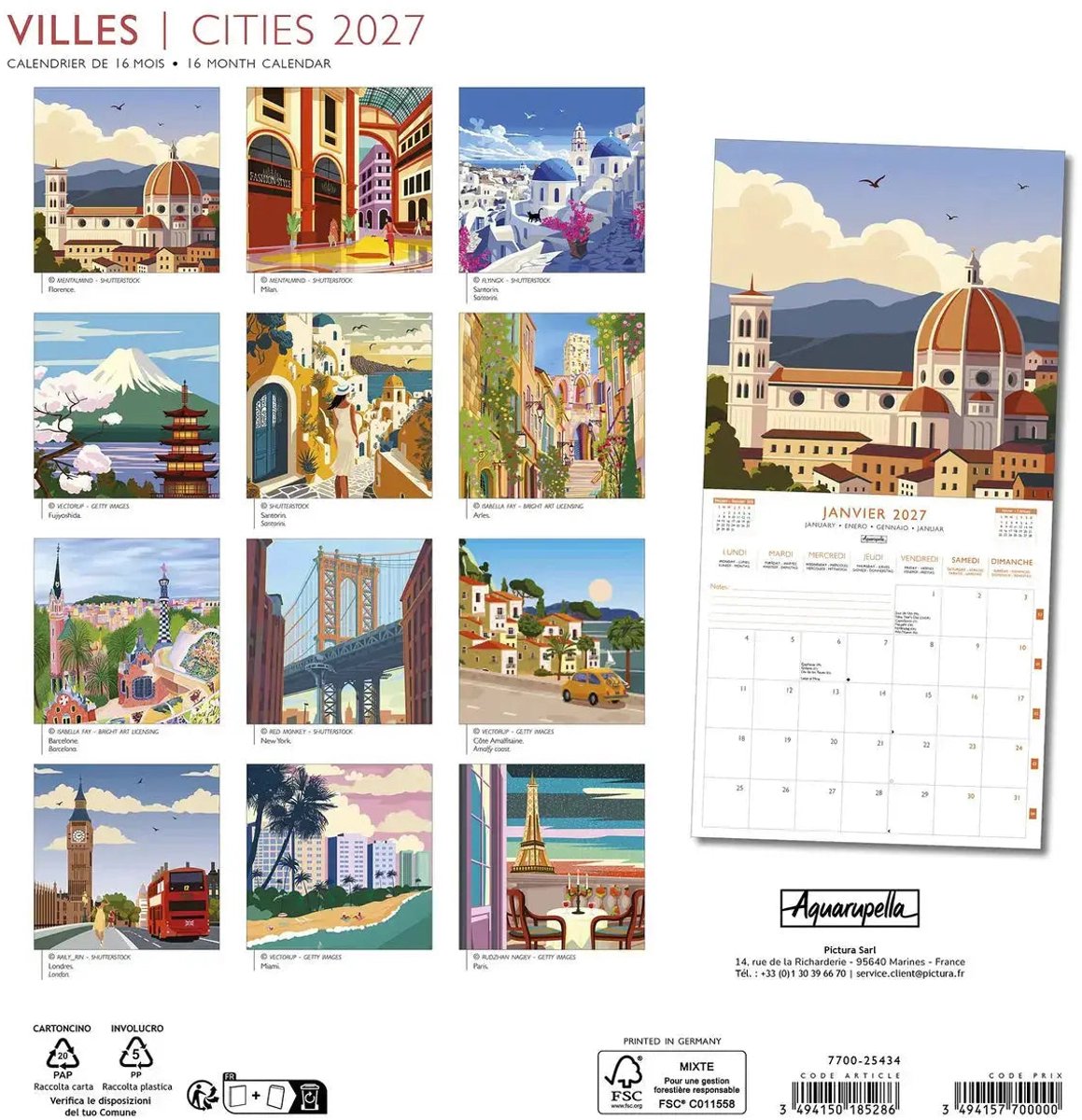 Cities Kalender 2027
