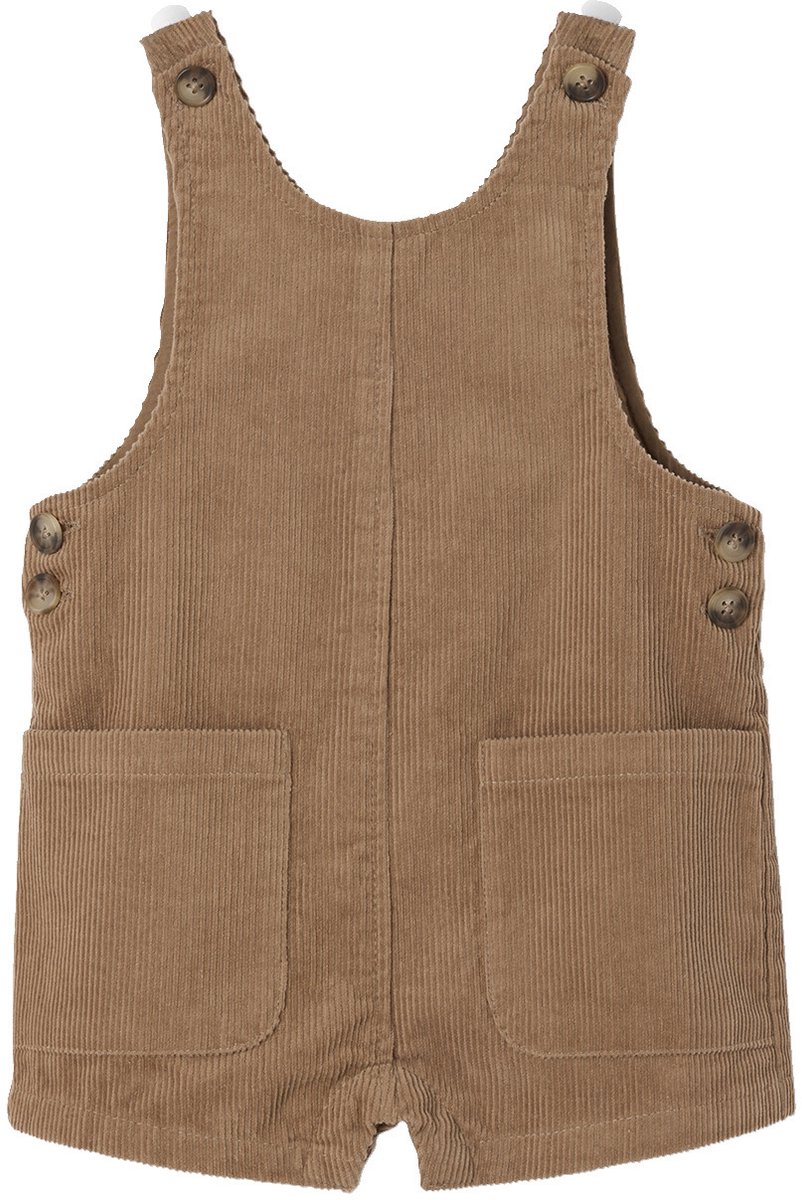 Vertbaudet Salopet met korte broek voor baby's in ribfluweel