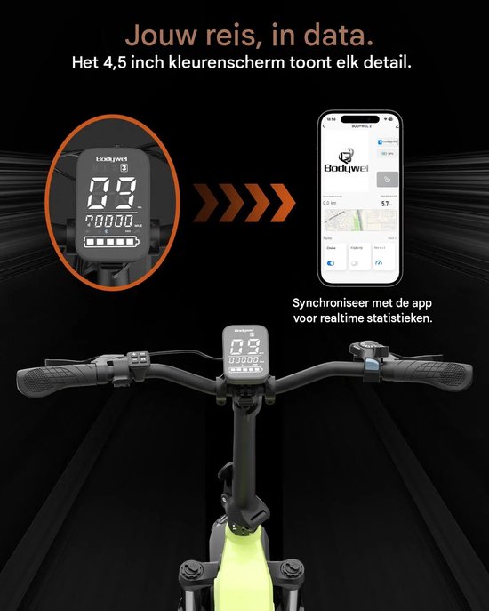 20Inch Elektrische Fiets - 250W Motor - 48V20Ah Lithium Accu - Actieradius tot 130 km - Hydraulische Schijfremmen - 20×4.0 inch Fatbike Banden - Shimano 7 Versnellingen–Elektrische Stadsfiets–Groente — afbeelding 4