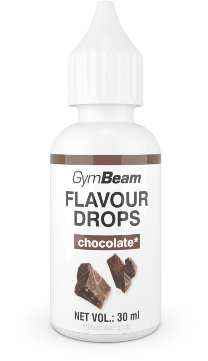 GymBeam Smaakdruppels 30 ml chocolade