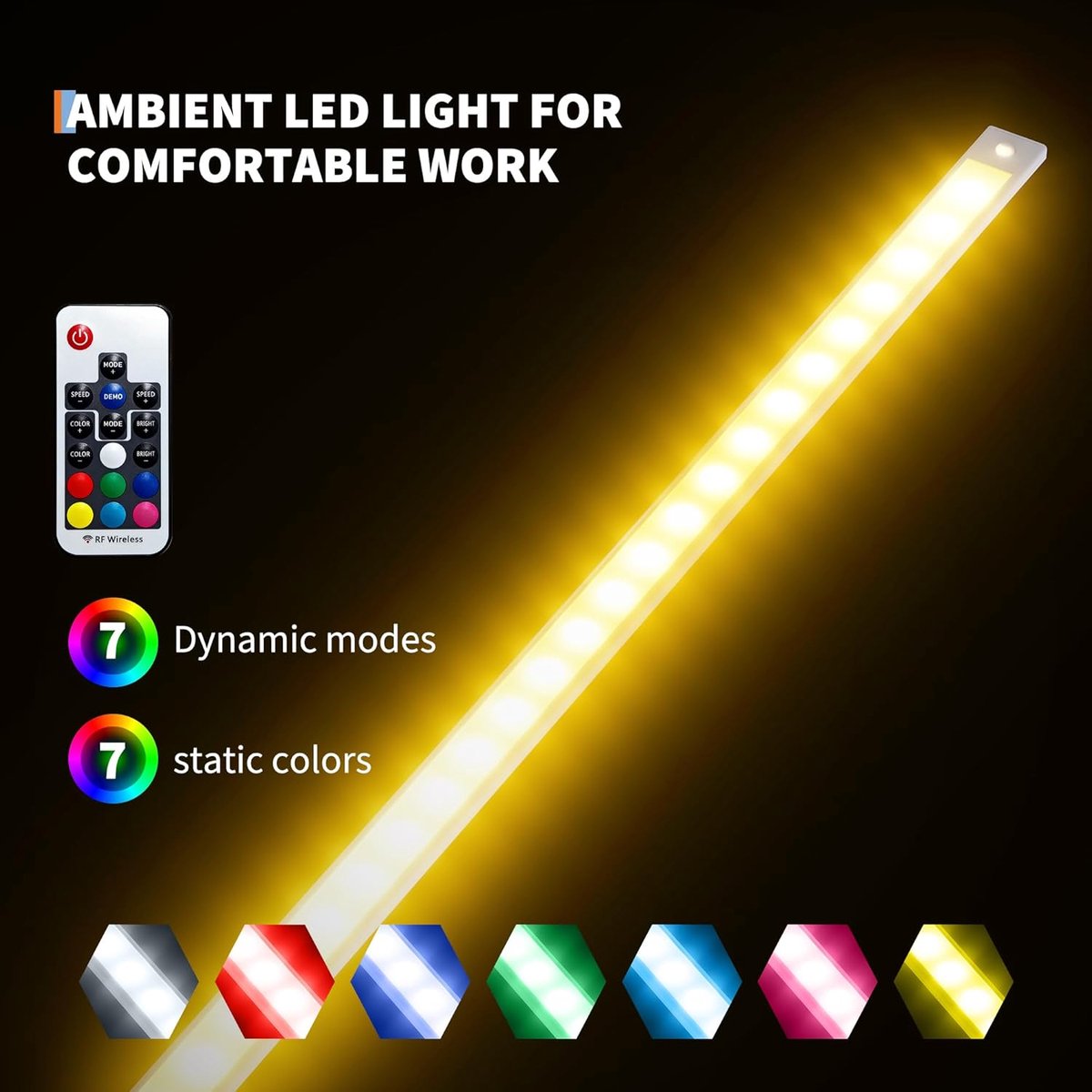 L-Vormig Game Bureau met LED Verlichting - Hoekbureau met Ingebouwd Stopcontact & USB - Computerbureau met Monitorverhoger, Lade en Opbergtas - 124x100x148 cm - Zwart thumbnail 3