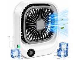 Draagbare Bureauventilator - Lichtgewicht USB-C Ventilator - Handventilator Oplaadbaar - Mini Tafel…