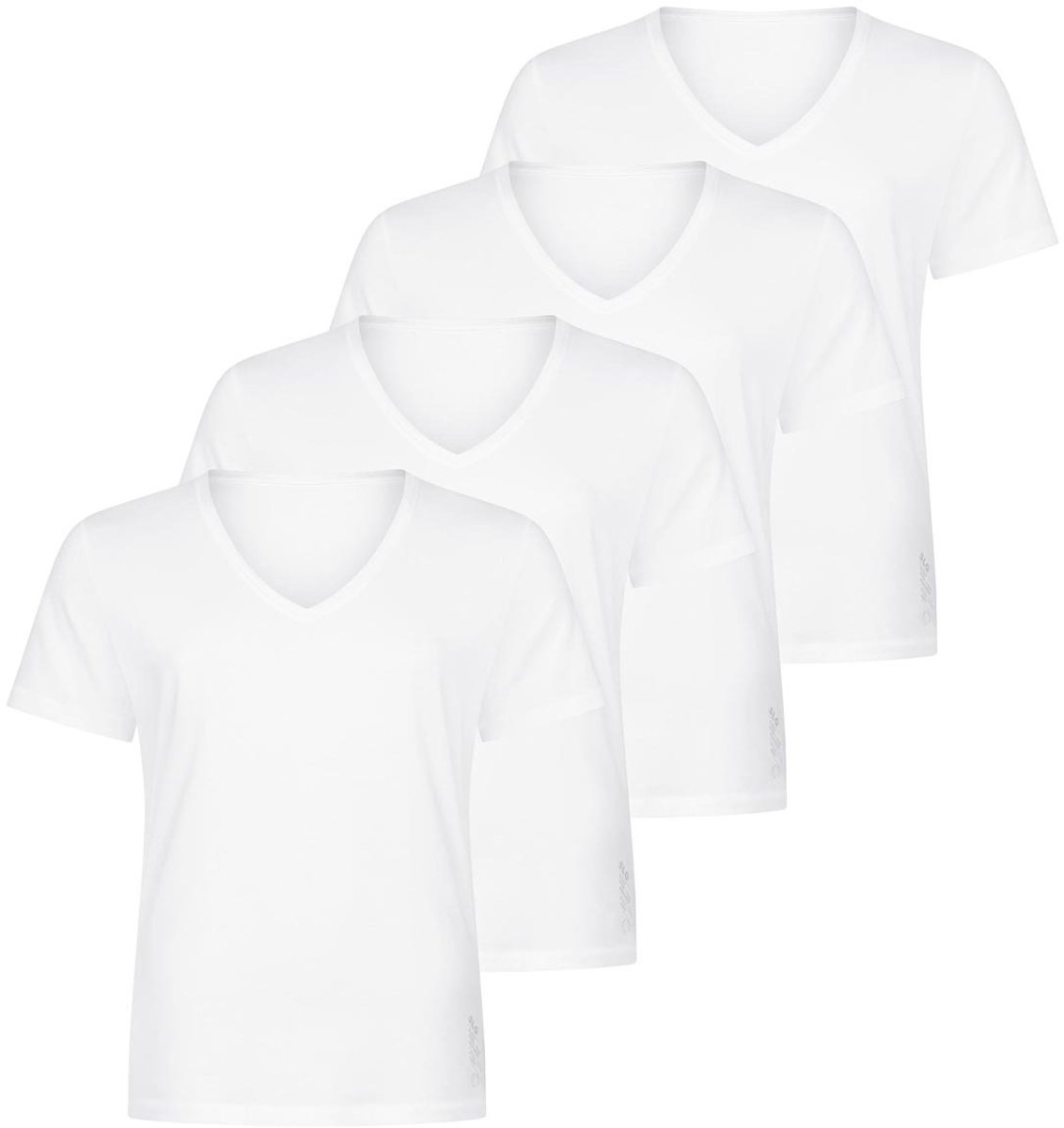 sloggi Heren onder t-shirts 4 pack SLG Base