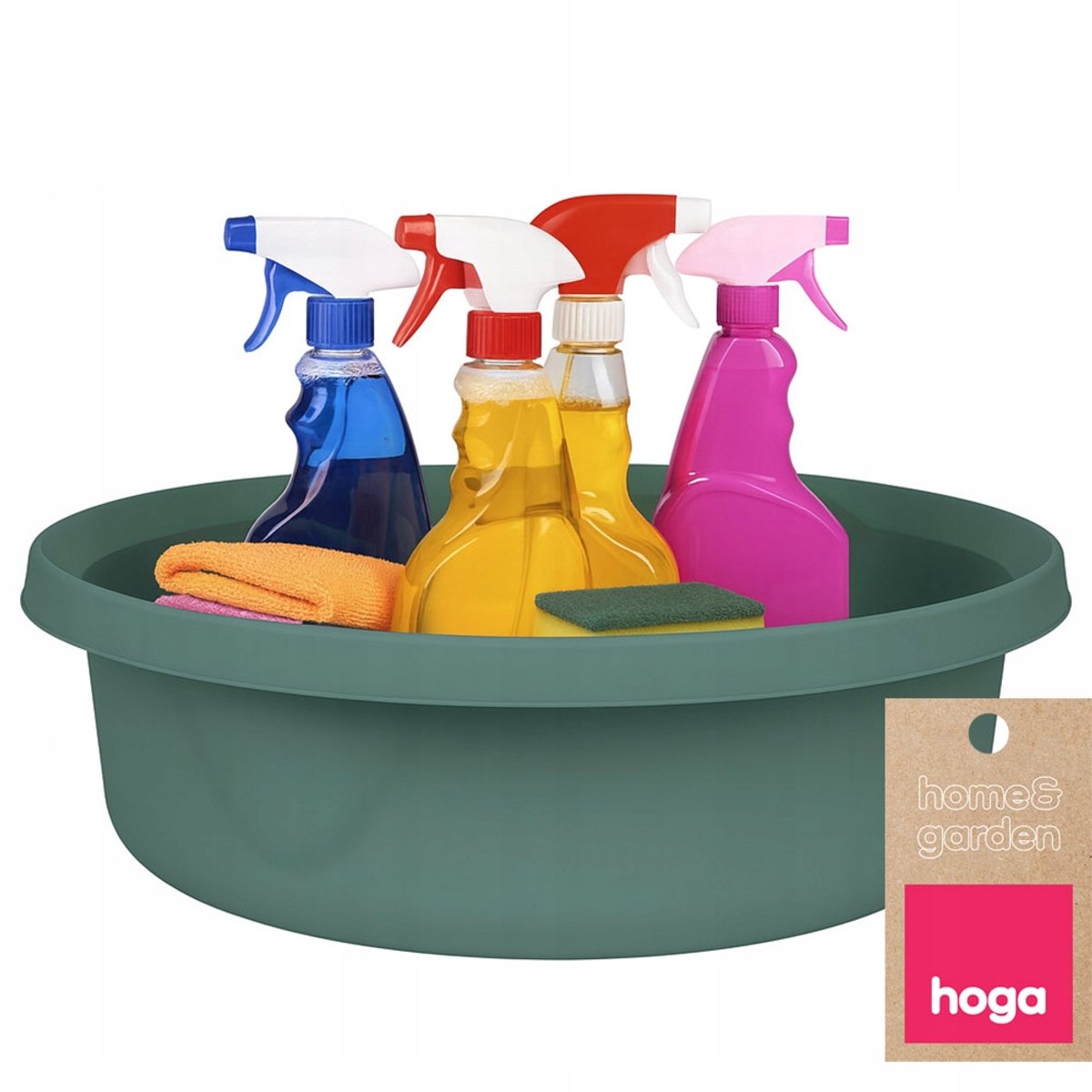 Hoga Universele Kunststof Kom 9L Groen - Keuken & Schoonmaak