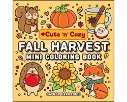 Cute and Cozy- Fall Harvest Mini Coloring Book