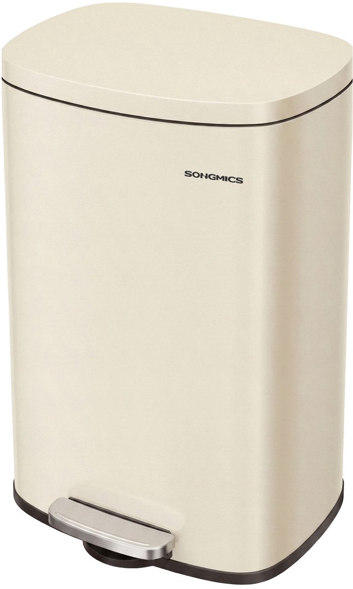Keukenafvalbak – 50 liter – afvalbak – Beige
