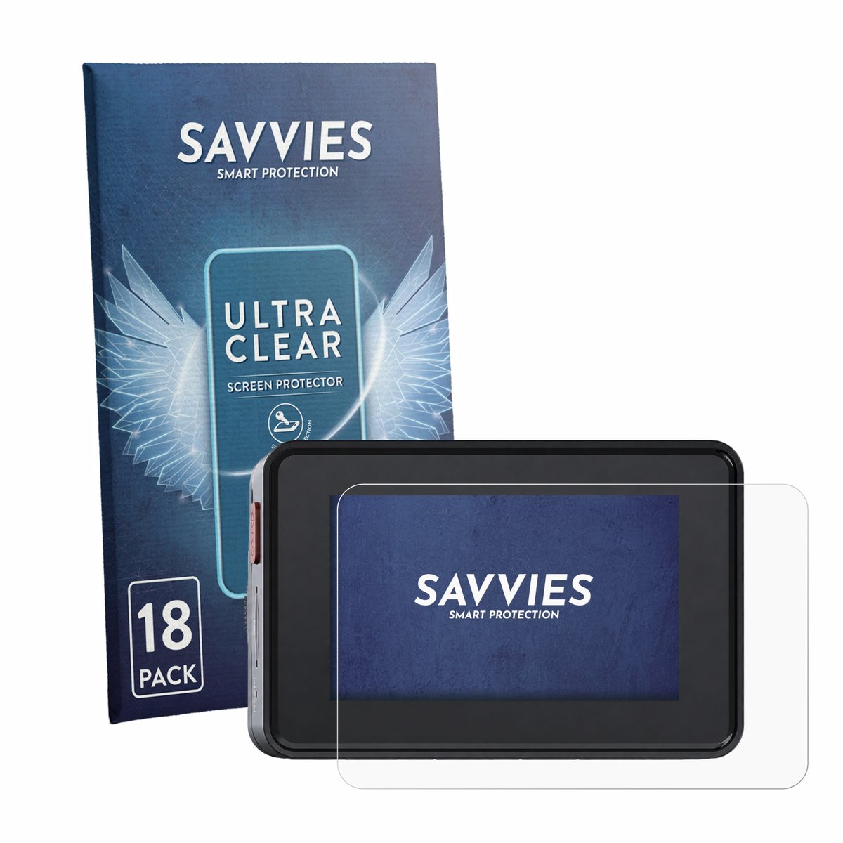 Savvies - Screenprotector voor Vantrue Element 2 - Folie Beschermfolie transparant 18 Stuks