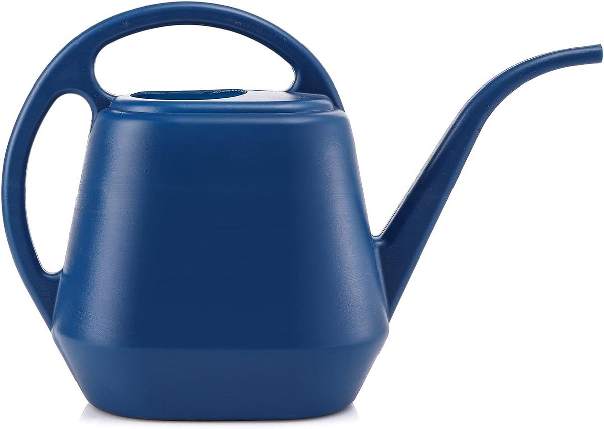 Gieter Plastic - Waterplanten Spuitfles - Planten Water Geven - Lange Smalle Tuit - 4 Liter - Blauw