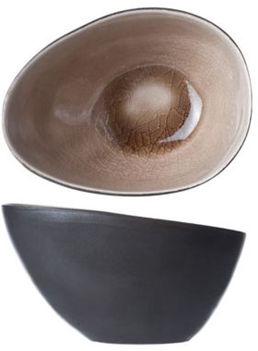 Streetfood Beige Schaal 10.5x8xh6cm