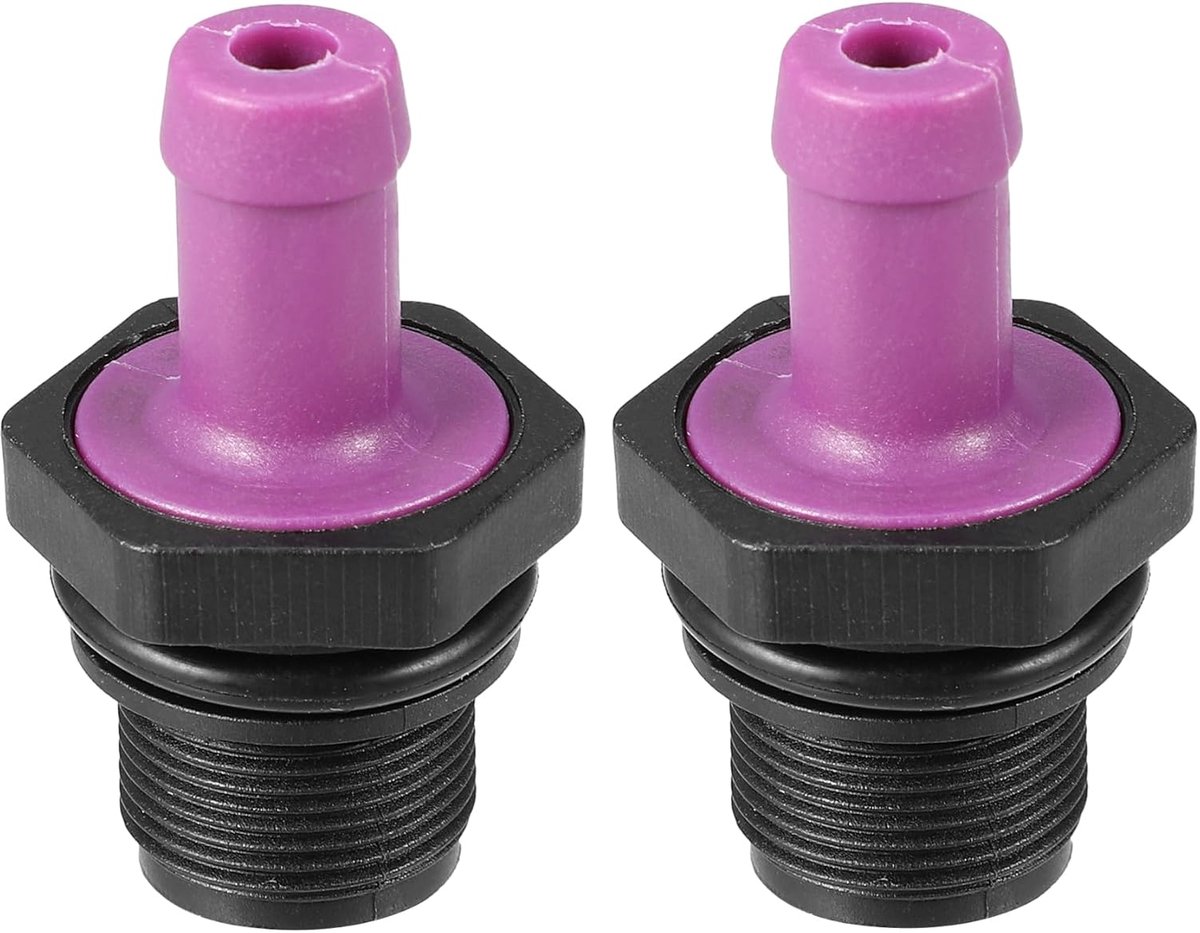 ABSOPRO PCV-ventiel rubberen afdekking uitlaat crankhuisontluchting fittingen nr. 118105H71A voor Nissan Versa Kicks 2 stuks