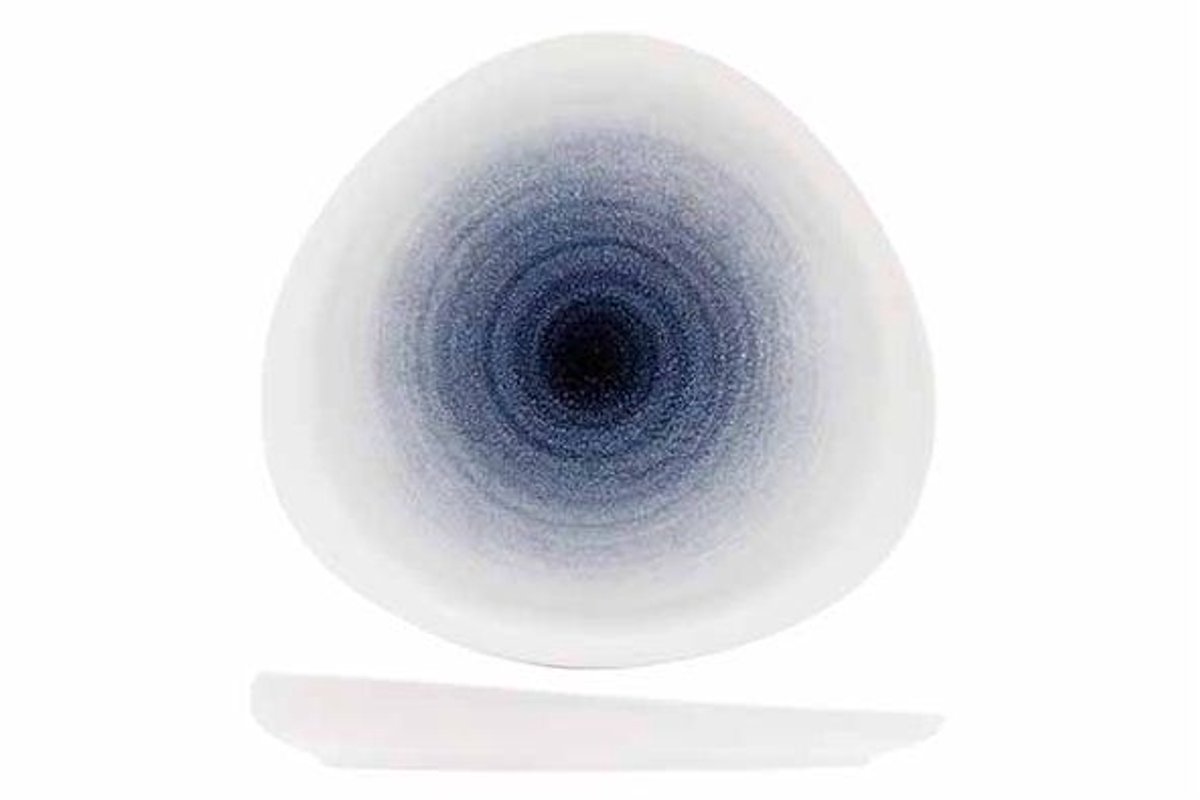 Nimbus Blue Plat Bord 30,5x28,7xh4,2cm Driehoekig