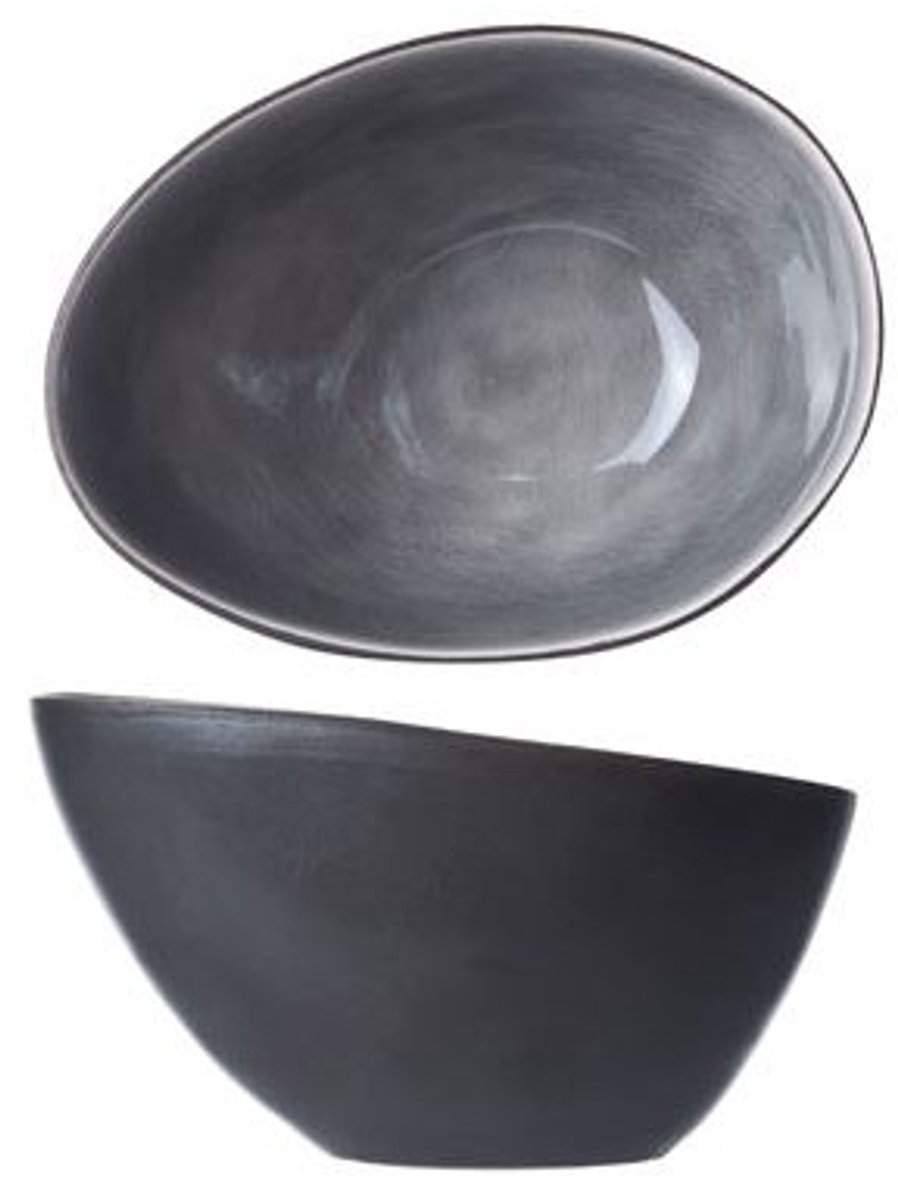 Streetfood Blue-grey Schaal 10.5x8xh6cm