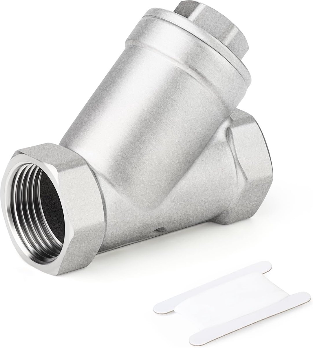 1PCS 304 roestvrij staal 1" BSP Female WYE Y Strainer Mesh Filterklep CF8 WOG