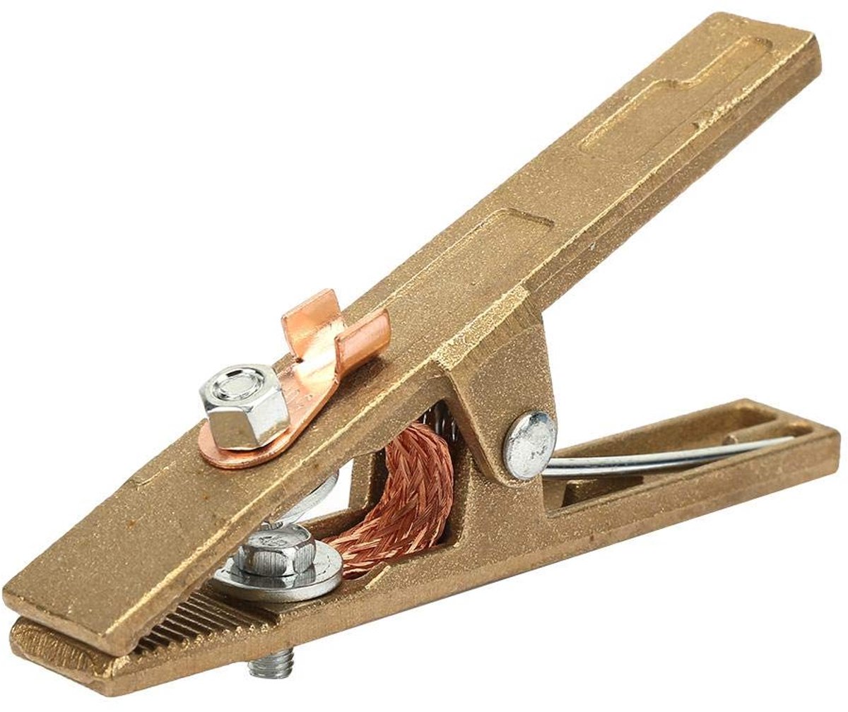 lasapparaat, 260/300/500A messing A-vorm aardklem voor aardklem lasser (300A)