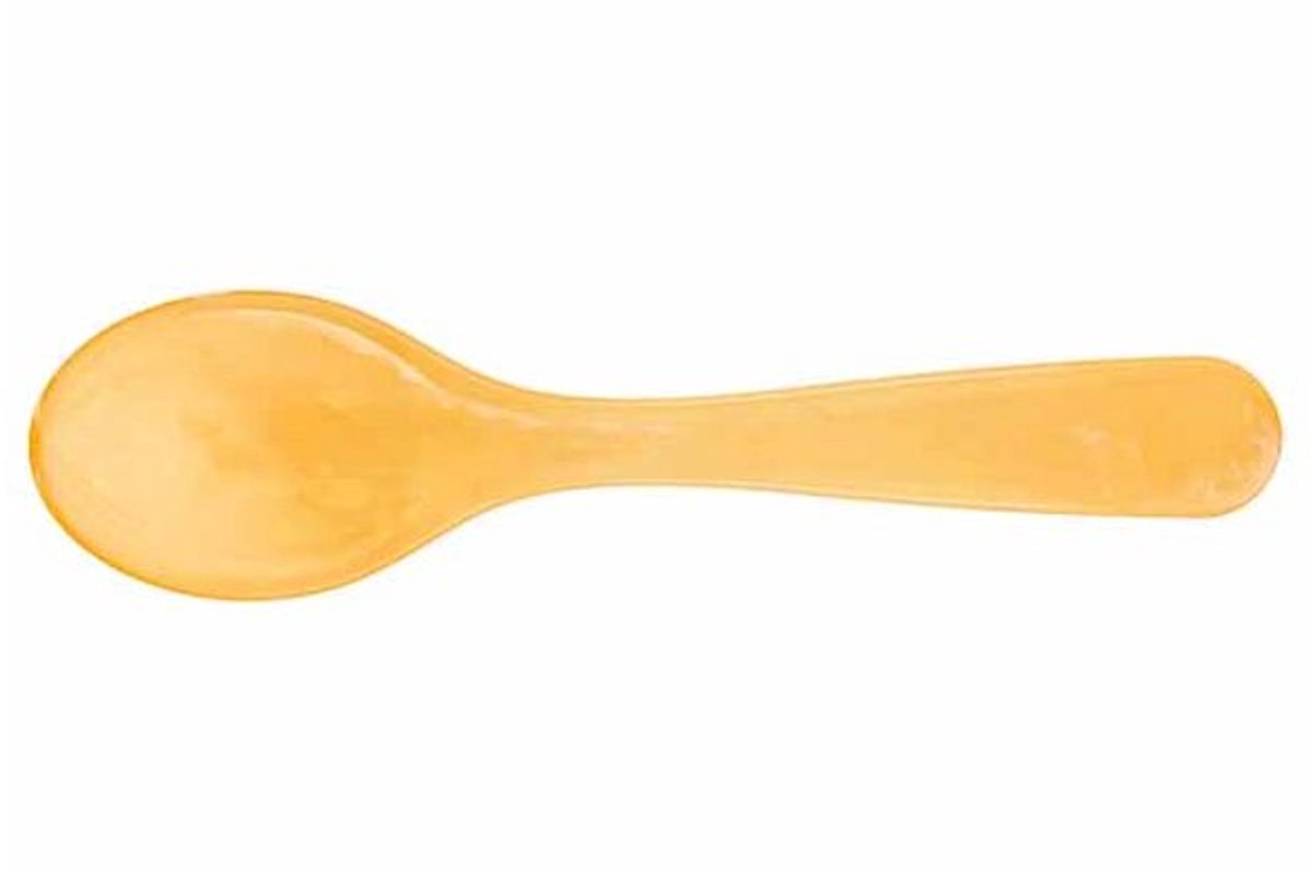 Lumispoon Lepel 12cm Licht Oranje Acryl